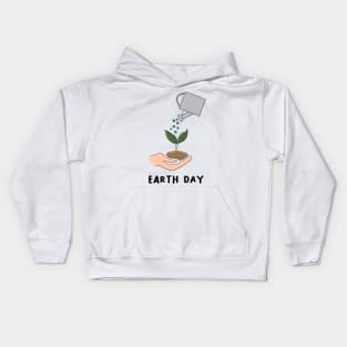 earth day t-shirt Kids Hoodie